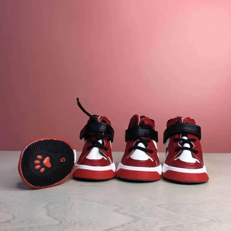 Designer Dog Shoes With Straps Shoes Small Boots Paw Protectors Hardwood Floors Outdoor Booties For Hot Pavement Winter Snow Hiking Waterproof