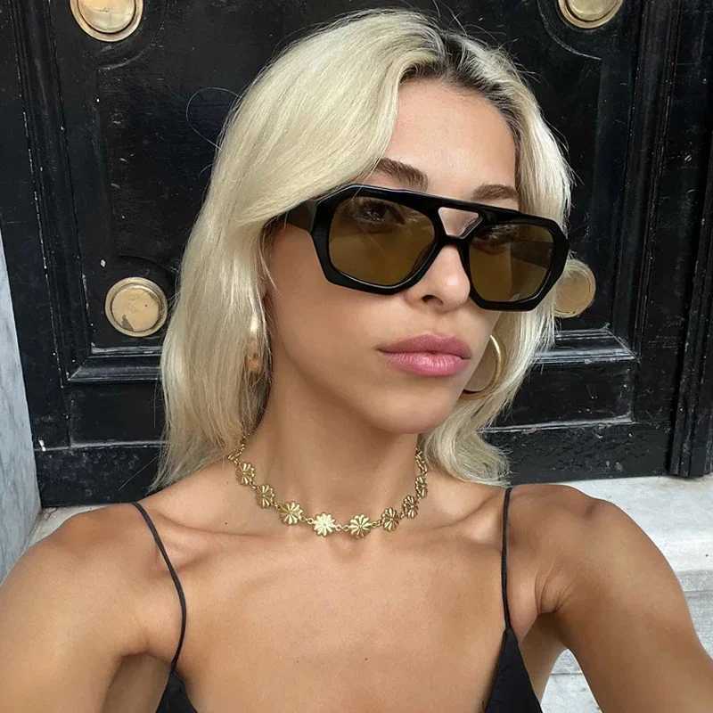 Fashion Sunglasses Luxury Designer Color Lens Womens Sunshade Glasses Retro UV400 Brand SunglassesXJ250402