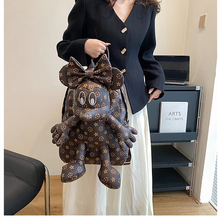 Fashionable Doll Printed Backpack New Large Capacity Cute and Exquisite Casual Versatile Backpack Free Shipping