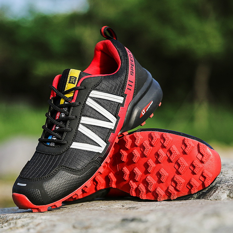 Cross-Border Foreign Trade Outdoor Men's Shoes Trail Running Shoes Independent Station Travel Hiking Shoes Trekking Shoes Breathable Large Size W