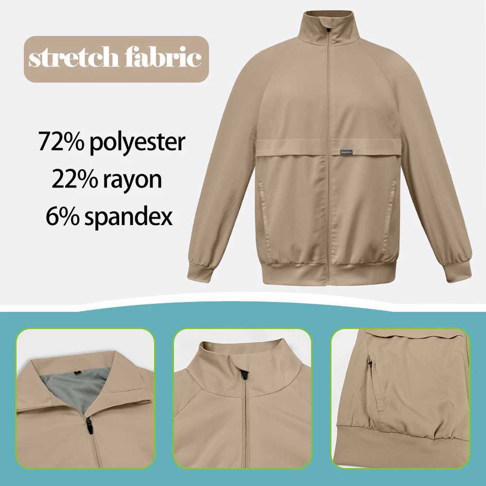 Surgical Uniforms Coat Woman Men Nursing Long Sleeve Scrubs Jackets Medical Hospital Clothing Zipper Jacket Doctor Nursing Tops J251103