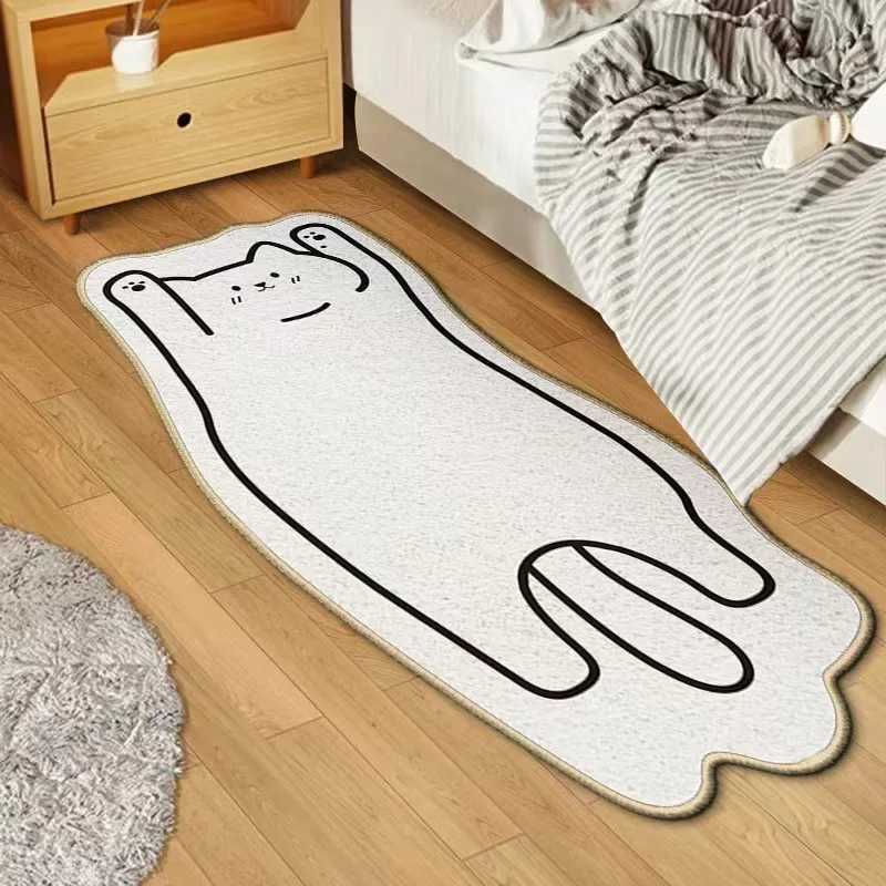 Irregular Cartoon Animal Imitation Cashmere Carpetliving Room Coffee Tablefloor Mat Bedroom CHILDRENS Room Thickened C251103