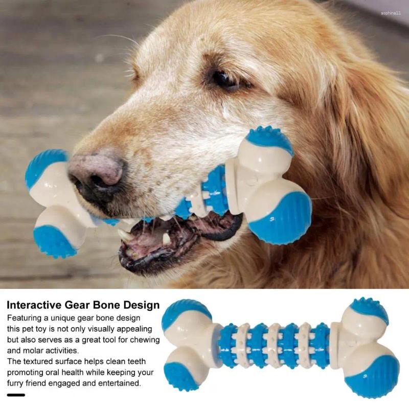 Update Dog Chew Toys For Chewers Durable Teeth Gear Small Medium Large Breeds Wear-Resistant