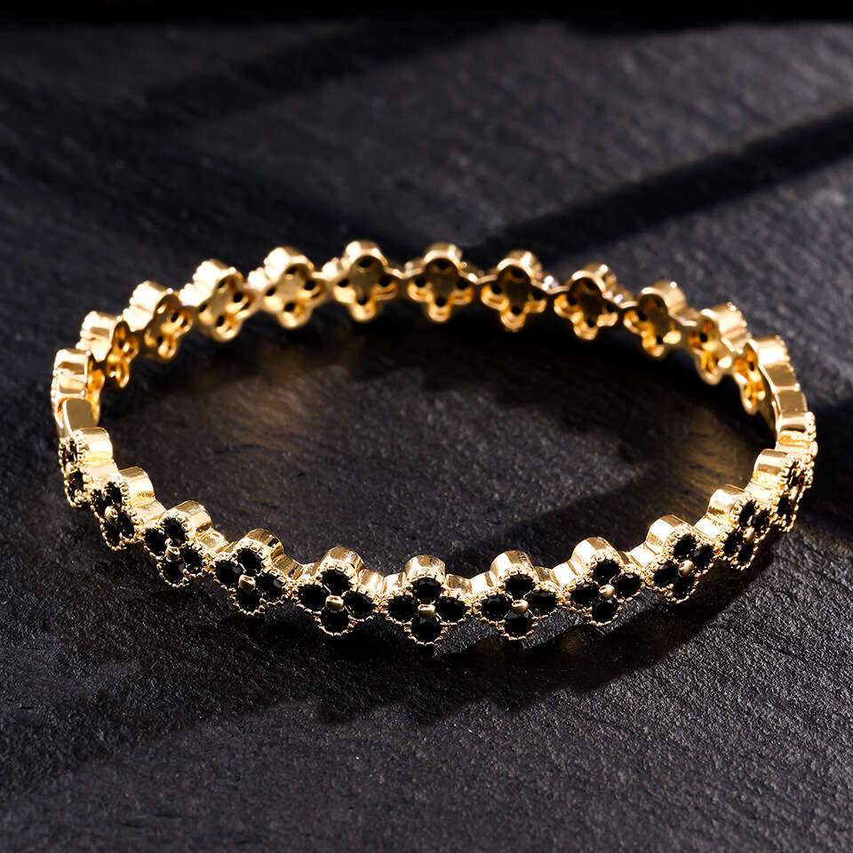 Bracelets Designer luxury Bracelet Simple Multi color Hip hop Thin Circle Double Heart Ins Style Women's studded Fashion Trendy Personality Jewel