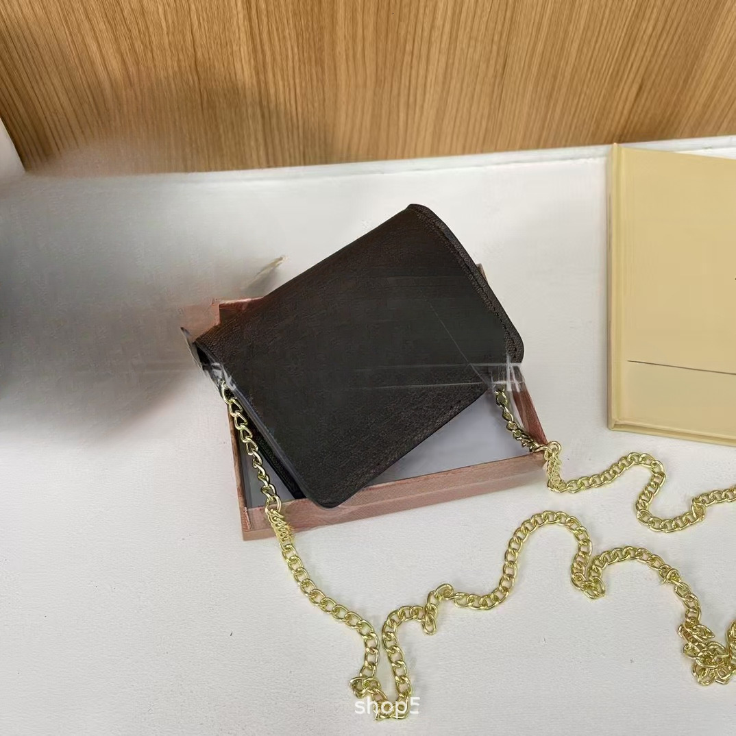 2025 new classic pattern display solid color short high-end chain shoulder crossbody bag designer women's trendy shoulder bag2