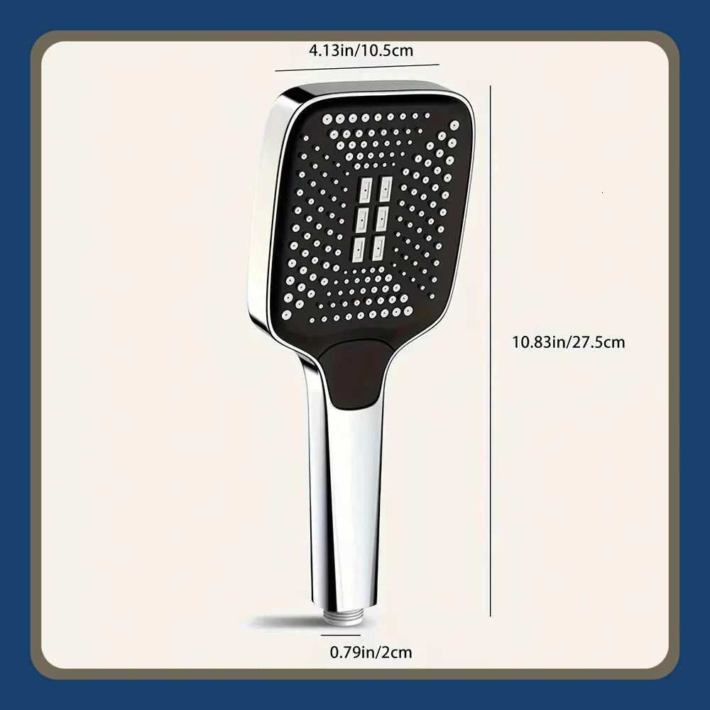 Adjustable Shower 3 Mode Rainfall Shower Large Flow Shower High Pressure Water Saving Shower Mixer Bathro Accessories Y251103qw