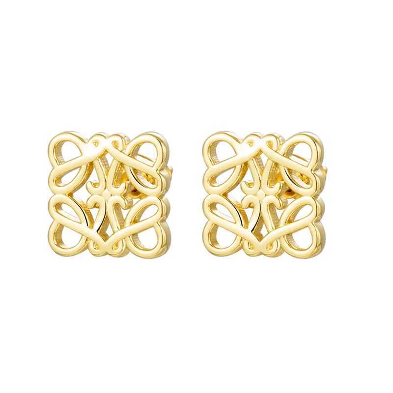 Geometric hollow irregular earrings for women highend earrings new trendy and atmospheric ear accessories C251103