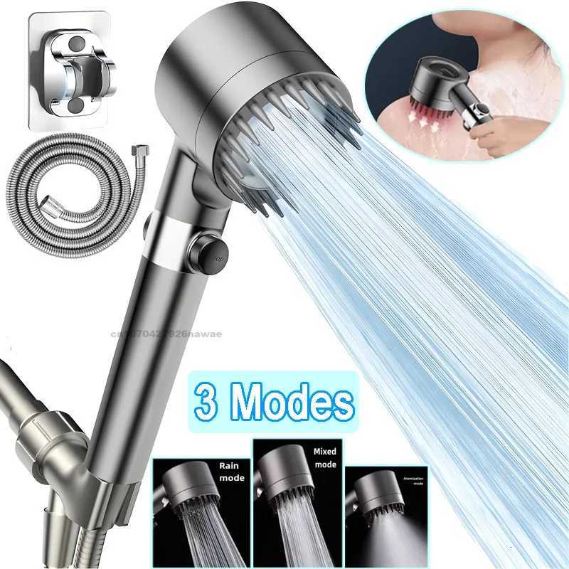 Shower filter four modes bathro accessories massage shower replete for shower s knobs showers parts fixture he Y251103