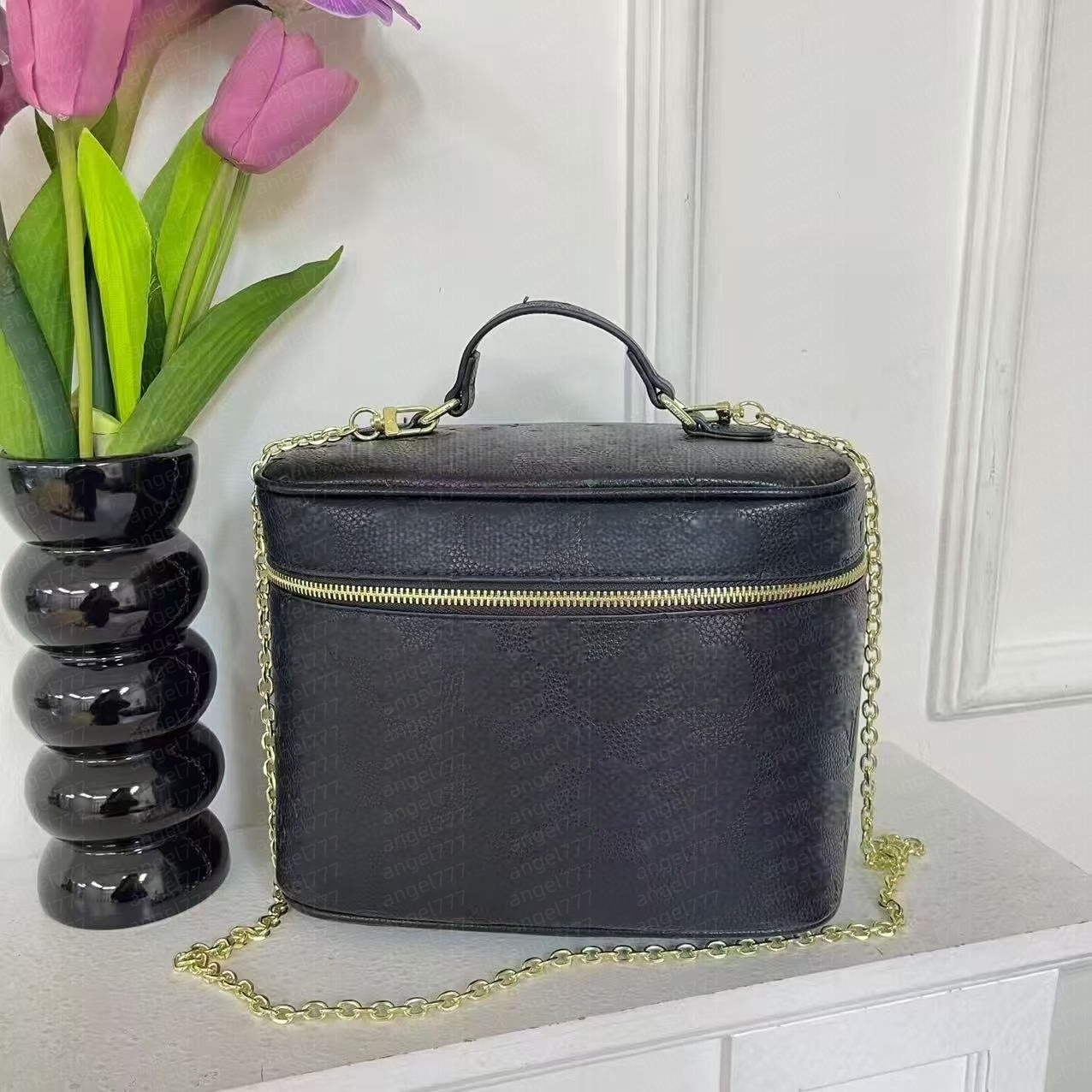 10A Cosmetic Bags Cases womens Makeup Bag Classic Luxury designer Double zipper men travelling Toiletry Travel Pouch Ladies Wash bag Purses Handbags