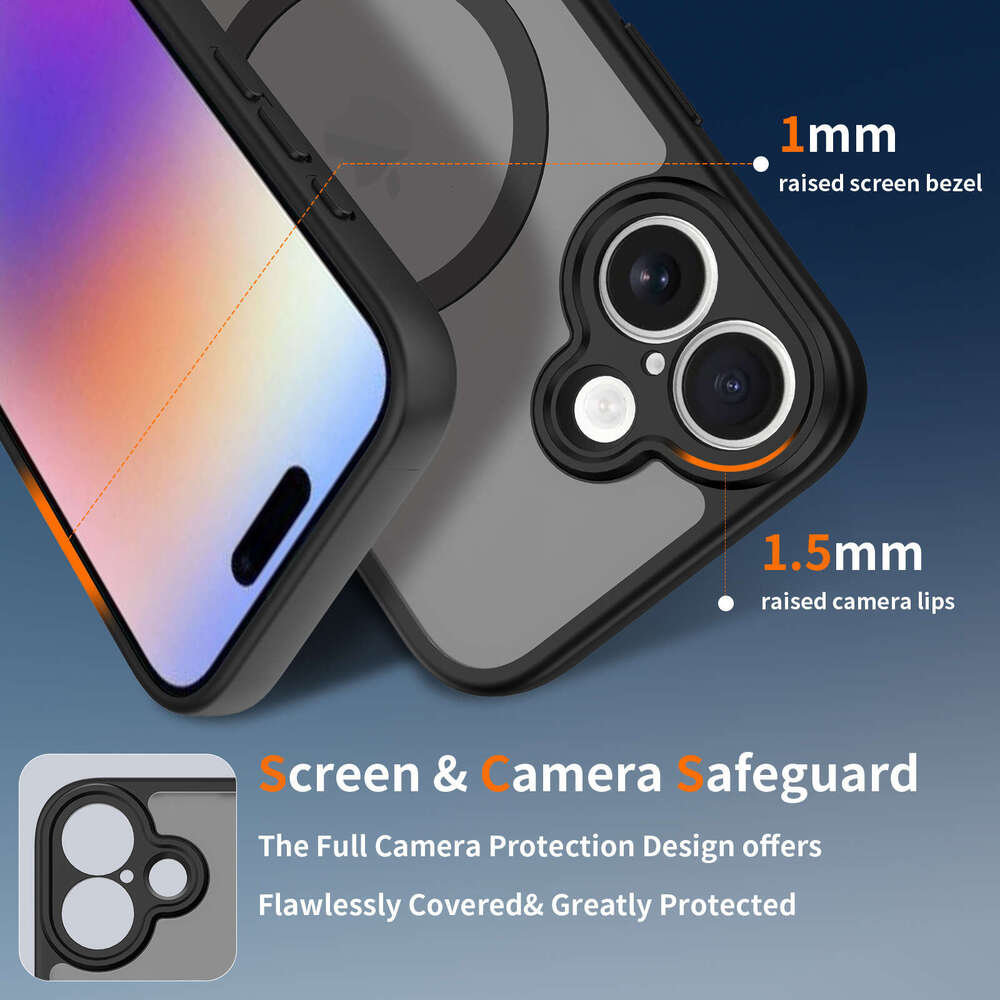 DHelectronics Suitable for Apple 17 Series Precision Hole Magnetic iPhone 1615141312Pro Phone Case