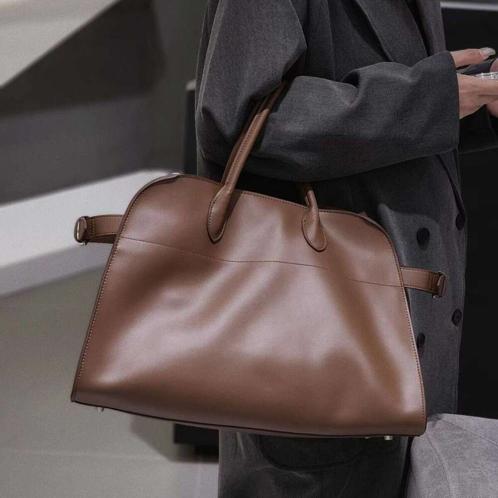 Luxury Bag Designer Cowhide New Tote Bag Genuine Leather Versatile Commuter Shoulder Handbag For Women Large Capacity