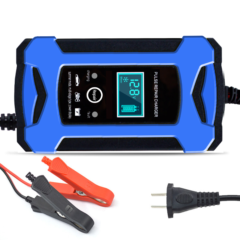 12V 6A Car Battery Charger - Portable Power Solution for Automobiles