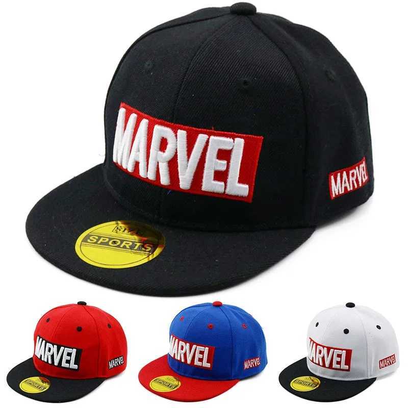 Marvel Cartoon Childrens Baseball Hat Baby Hip Hop Sun Hat Boys and Girls Spring Travel Hat Baby Snapshot Hat Gift 2-8Y Y250403