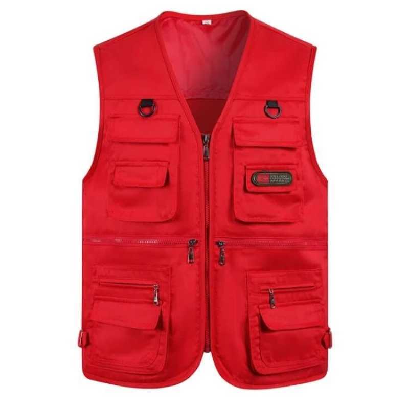 Men Tactical Vest Multi-pocket Wearable Camo Cargo Vest Outdoor Combat Climbing Hunting Fishing Tank Top Spring Autumn Style X250403