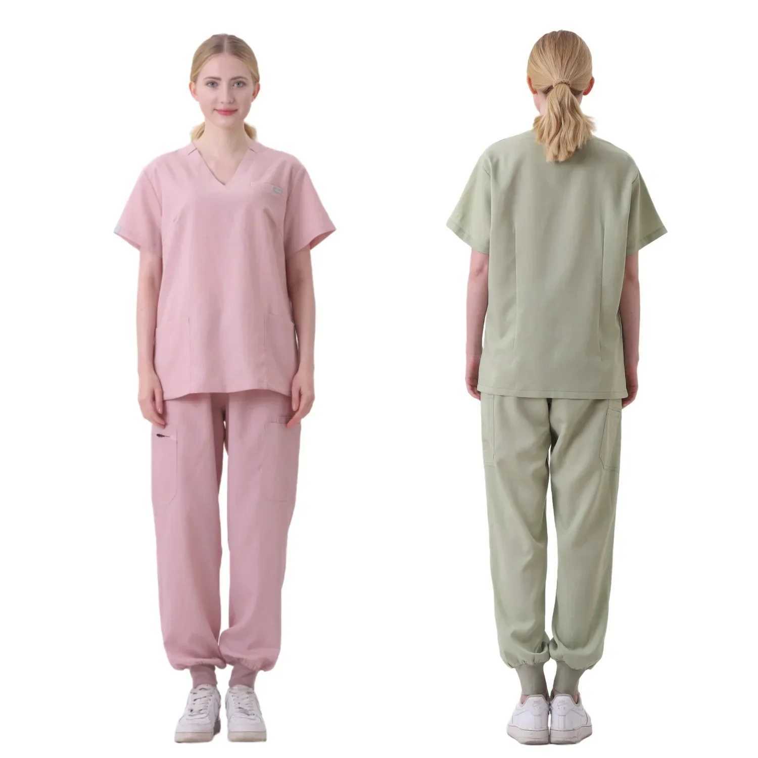 Operating Room Medical Uniform Scrubs Hospital Working Scrubs Set Medical Supplies Nurse Dental Surgery Suit Workwear J2511031