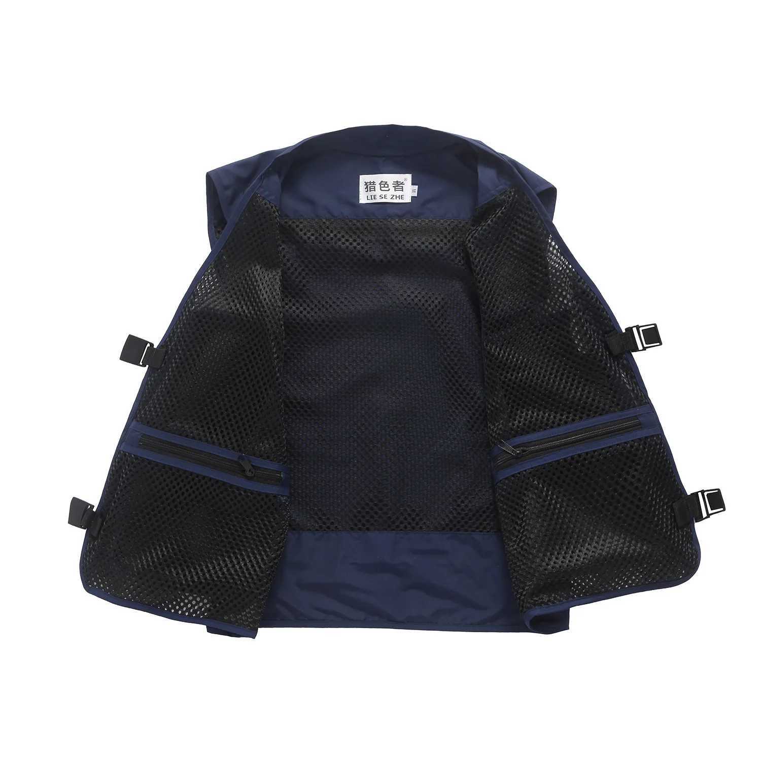 Men Women Summer Mesh Hiking Fishing Vest Multi-pocket Breathable Thin Casual Sports Outdoor Hunting Photography Waistcoat X250403