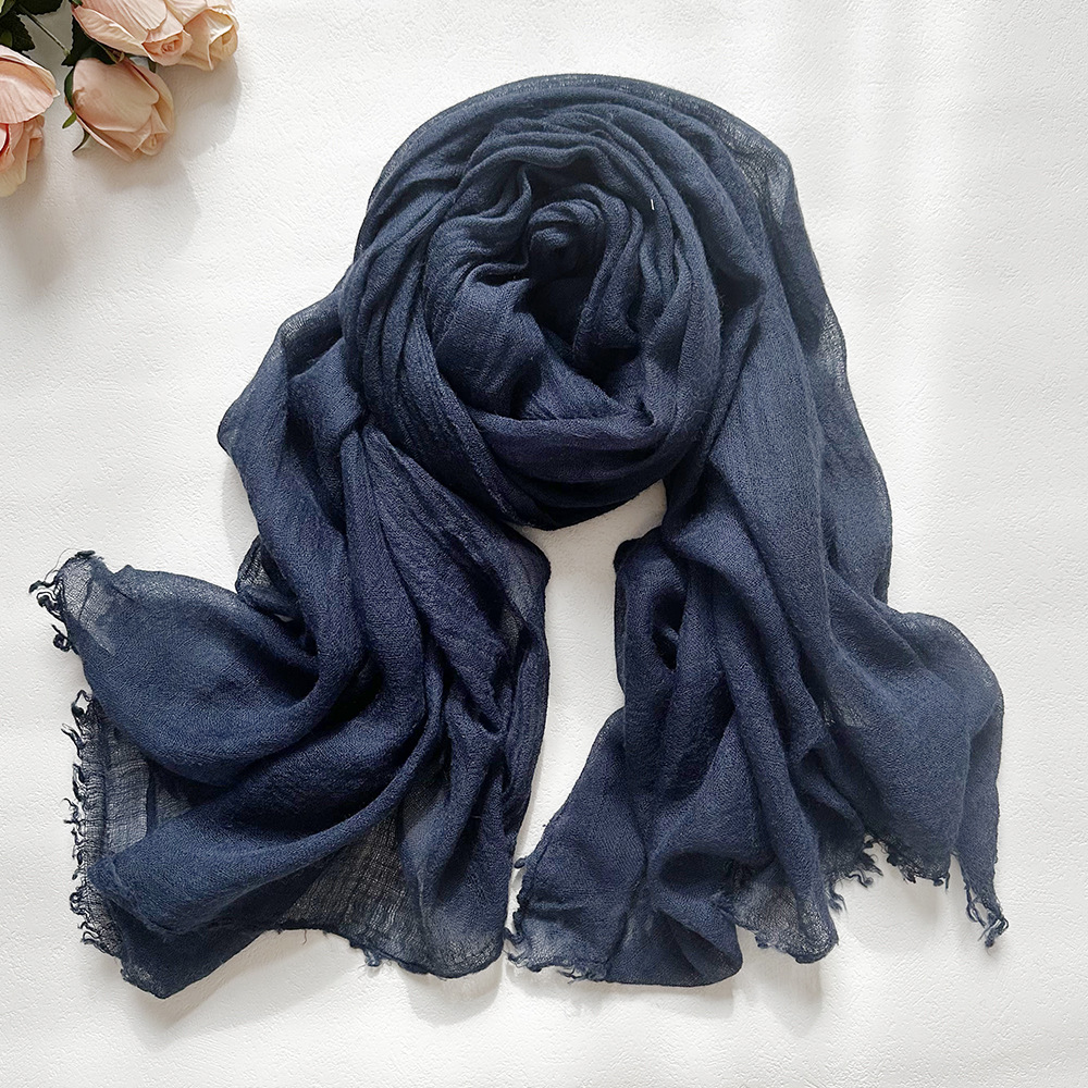 K292 New Korean style all-match solid color pointed hooded small shawl for office air-conditioned room thin outer wear neck protection small waistcoat