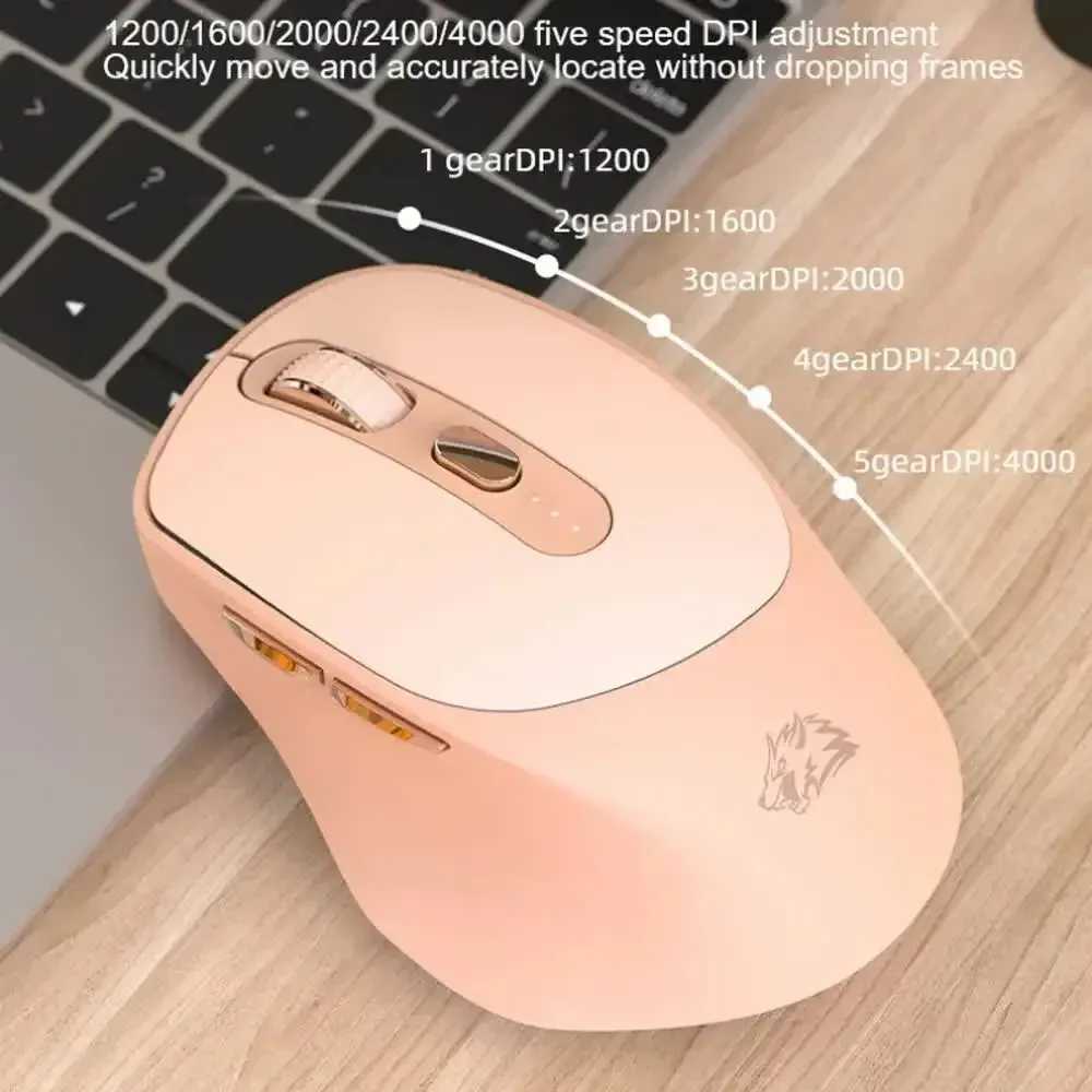 Free Wolf X7 Wireless Bluetooth Dual Mode Mouse Laptop Rechargeable Silent Office Gaming Mouse D260327