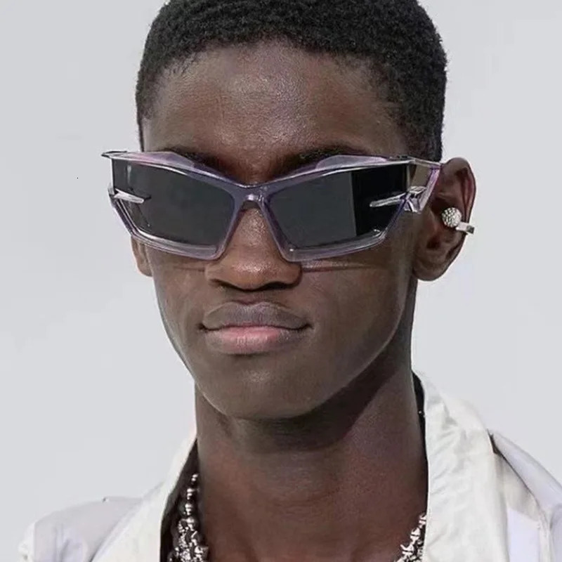 1PC Fashion Show Sunglasses CrossBorder Unisex Sunglasses Exaggerated Futuristic Technology Y2K Sunglasses 251103