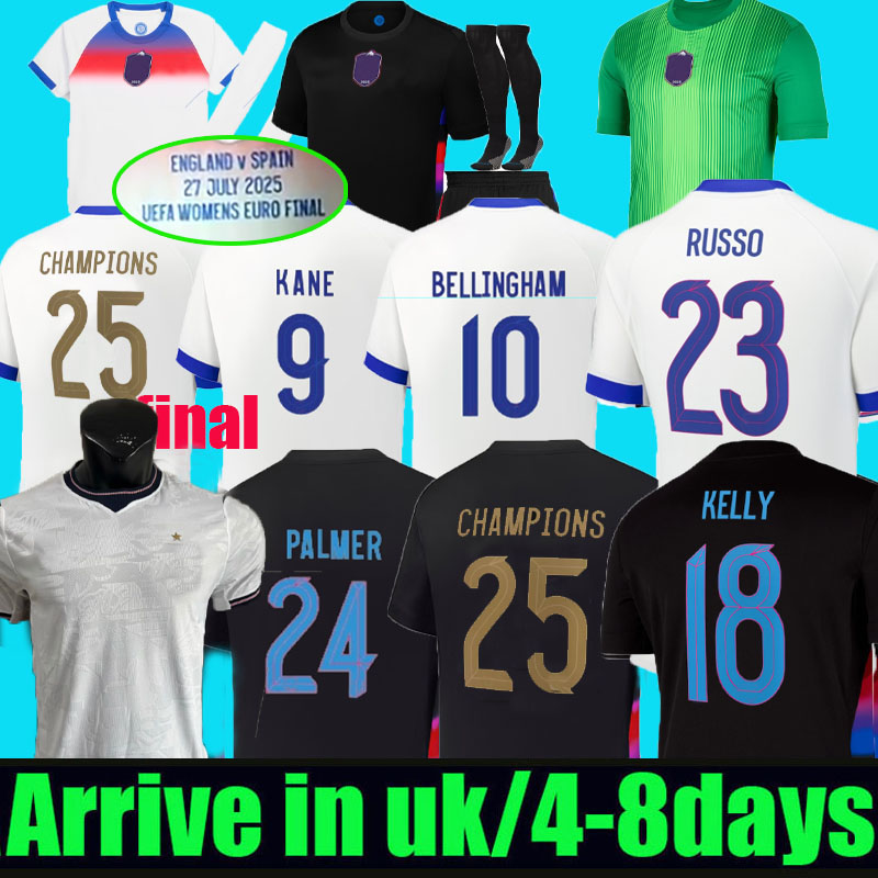 2025 2026 englands football shirt final Bellingham PALMER MAINOO 25 26 27 kane rice saka Soccer Jerseys KELLY Russo camisa de futebol WOMEN Men Kids uniform MEAD TOONE