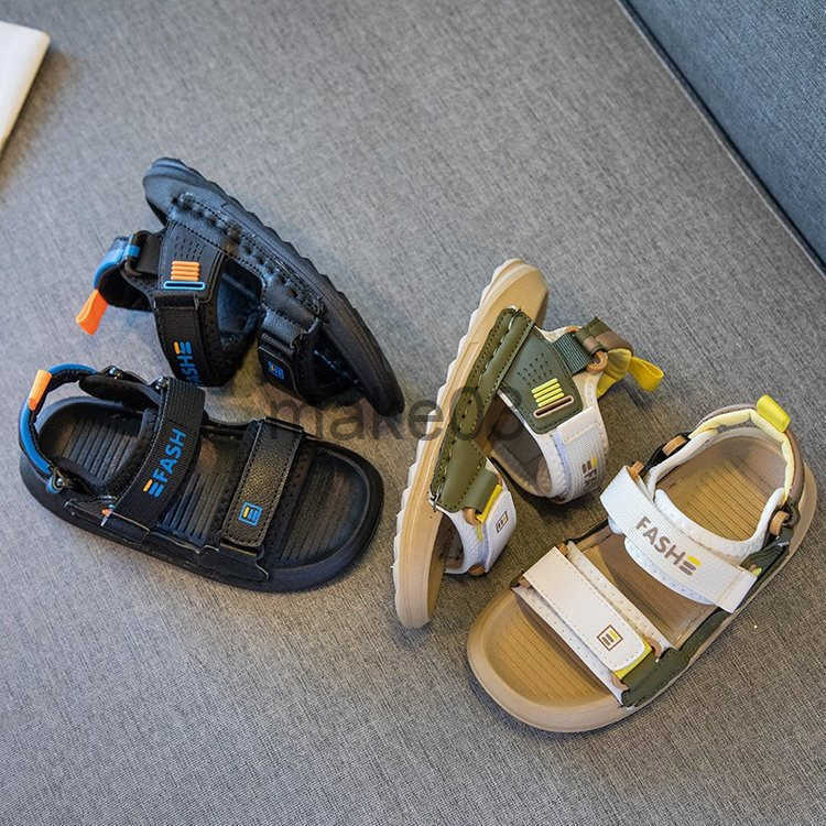 Childrens Sandals for Primary and Secondary School Children 2024 Summer New Beach Shoes for Primary School Students Sandals for Boys Online Soft soled