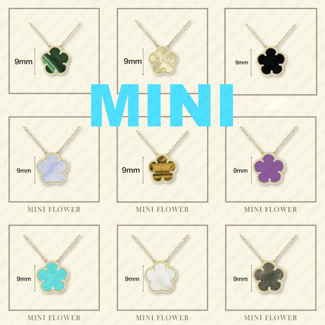 high quality mini clover necklace jewelry luxury necklace fashionable red shell mother plated 9mm flower necklace factory wholesale layered necklace designer