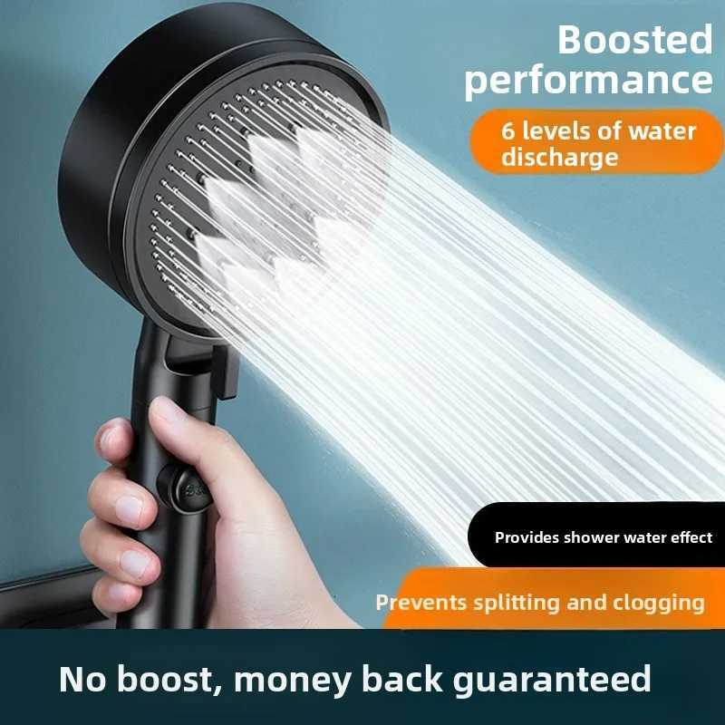 Six-speed Pressuri Filter Shower Bathro Shower with Increased Pressure and Large Water Output Y251103