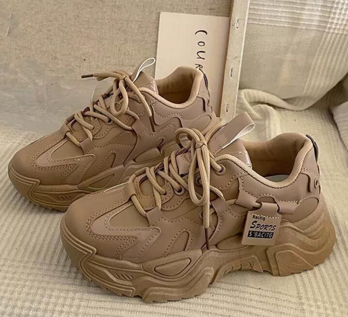 Mesh autumn breathable dad shoes women ins versatile 2025 autumn new student casual sports running shoes trend Z 10.26-5