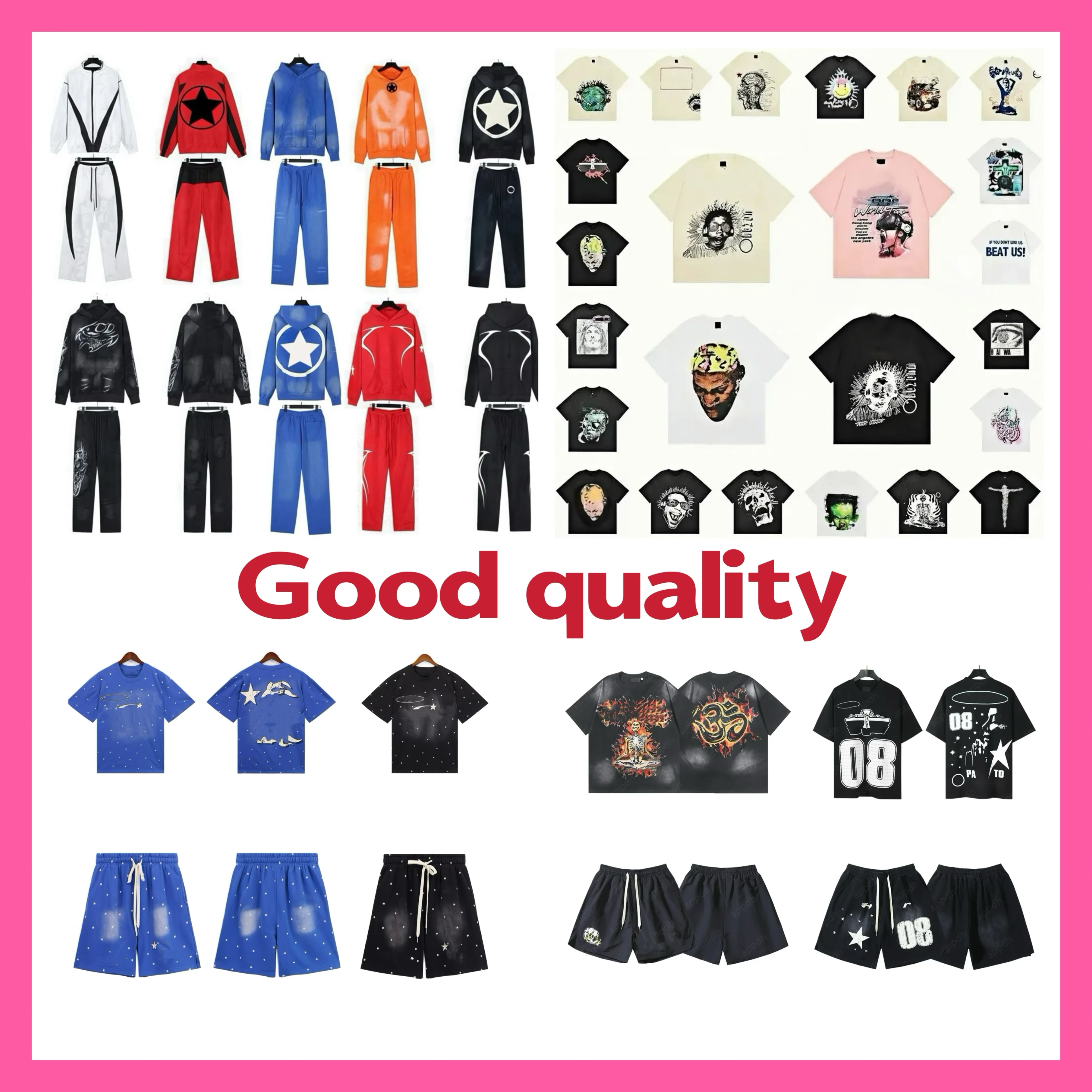 2024 Hoodie Designer Hoodie Sweatshirt High Quality Hoodie Long Sleeve Sweatpants Men's & Women's Pullovers Street Trend Hip Hop Retro Pants Tracksuit