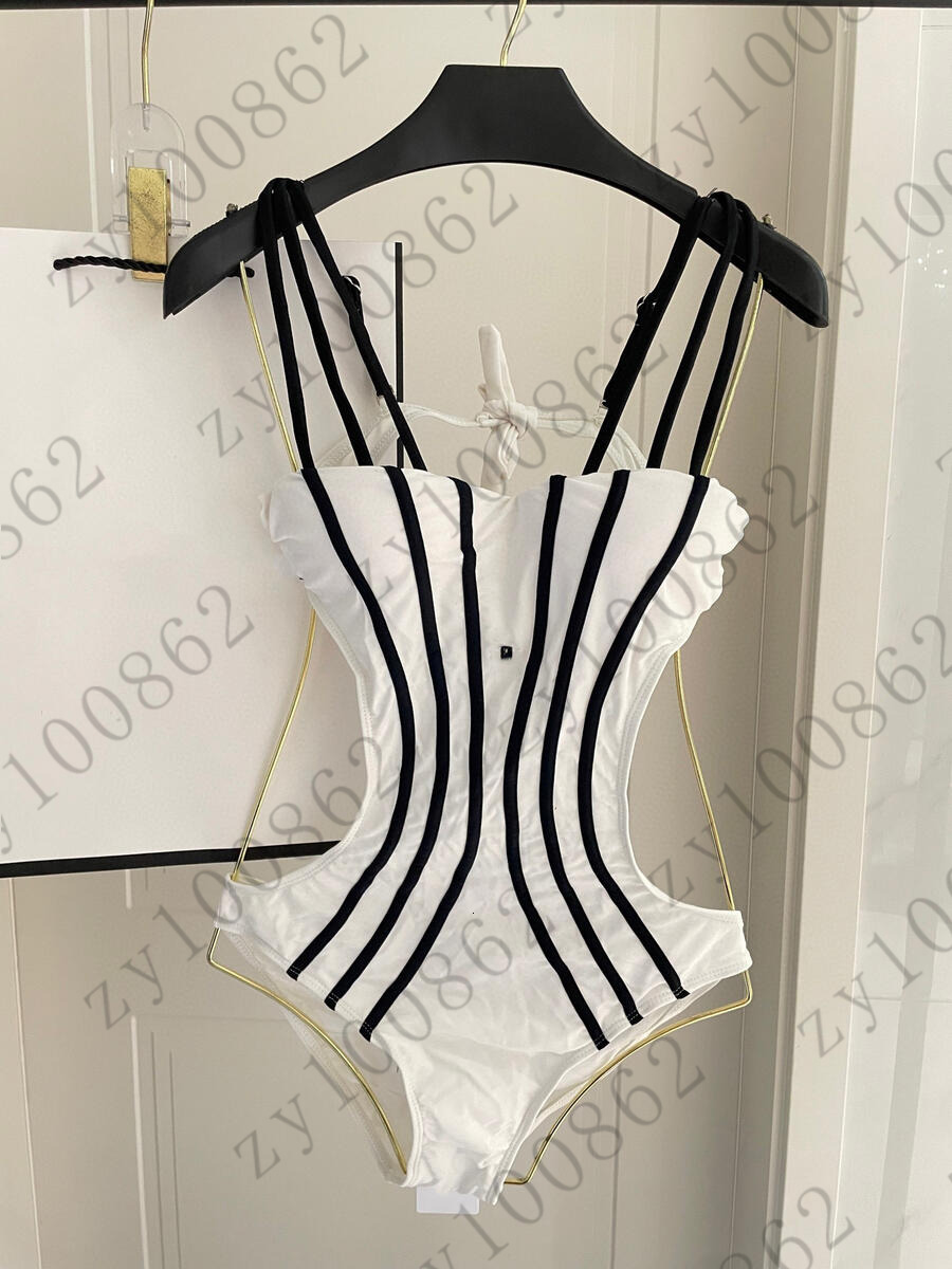 Brand Swimwear Women Bikini Designer swimsuit Fashion logo one-piece Sexy fitness swimming vacation beach backless swimming Mar 29 1493