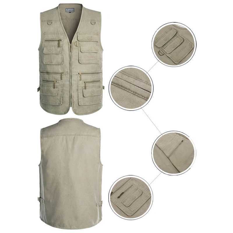 Fishing Vest Mesh Spring and Autumn Plus Multi-Pocket Vest Fishing Multifunctional Outdoor Fishing Tooling Shoulder Casual Vest X250403