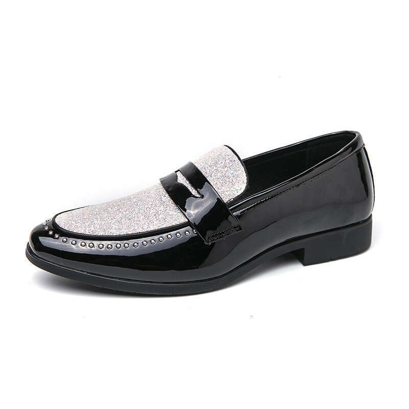 2024 Large Size Spring New Leather Fashion Men's Foot Set Business Dress Shoes UK