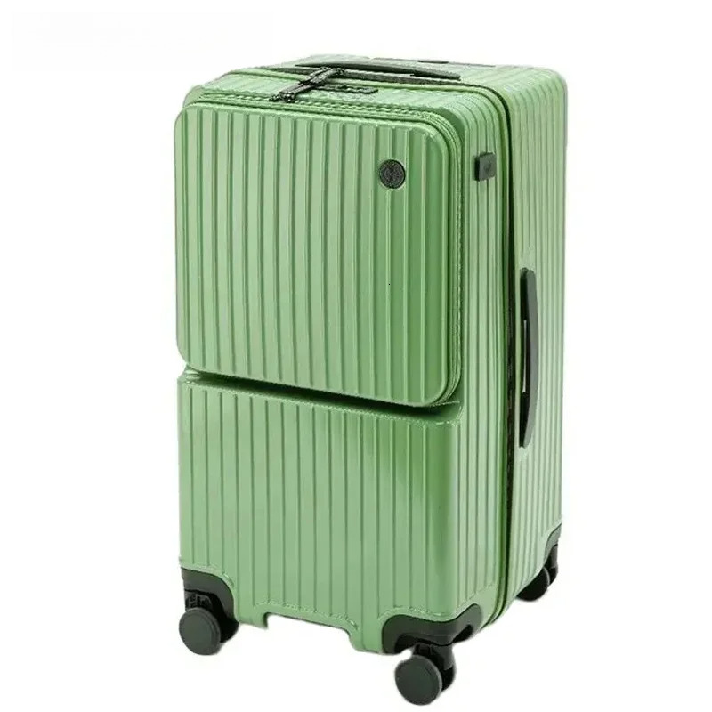 KLQDZMS High Quality 20"24"26"28"30 Inch Suitcase Front Opening Laptop Boarding Large Capacity Trolley Case Lage