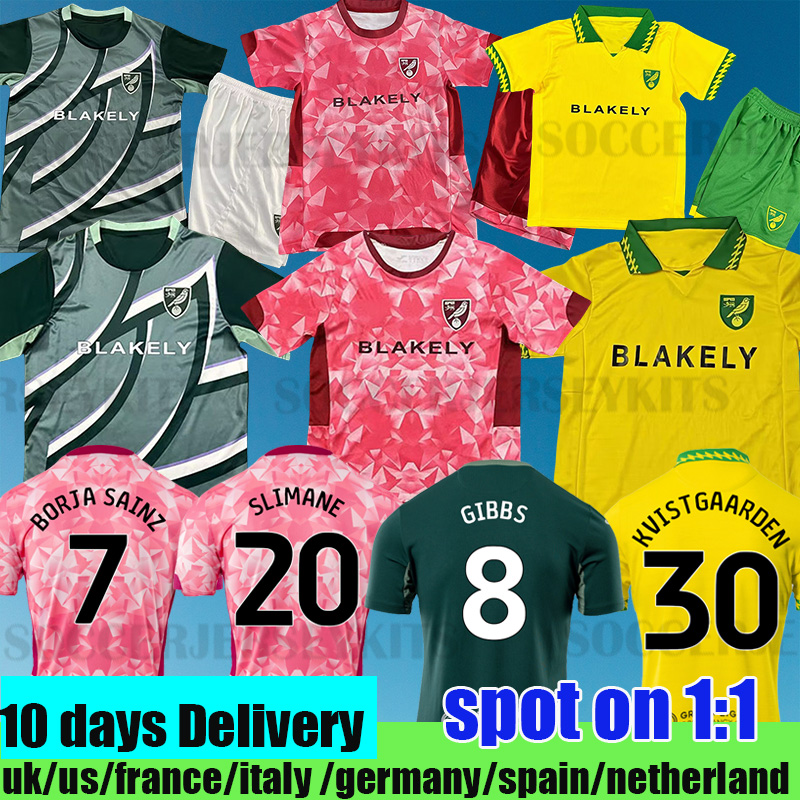 25 26 Norwichs cities Special Kit soccer jerseys Norwichs jersey city 2025 26 Home yellow Away green third maillot de foot SARGENT mens KIDS KITS kit football