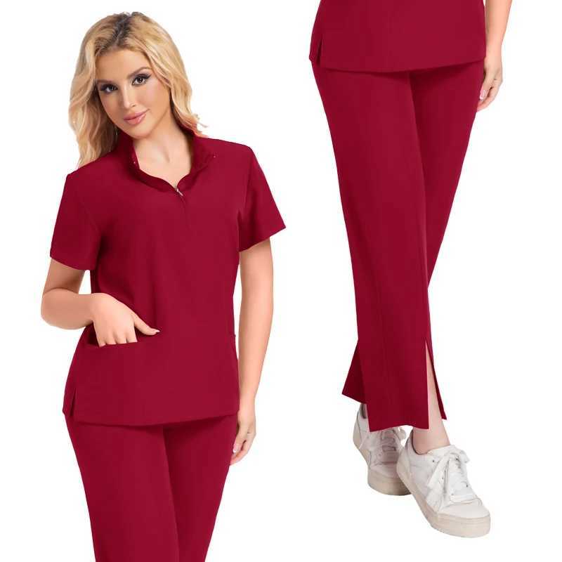 Clinic Uniform Medical Hospital Nurse Uniform Mens Scrub Set Beauty SPA Work Clothes Women Dental Beauty Scrub Surgical Gown Men J251103