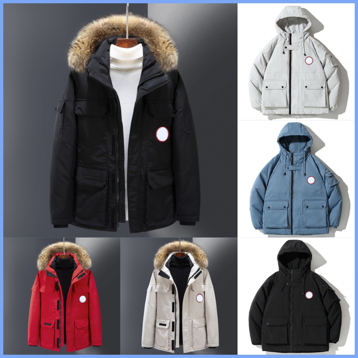 Canada Jacket Designer jacket Canadian White Duck Down Jacket Men Winter Coat With Badge Quality Coats Jackets Down men Jacket Mens Designer Quality Down jacket