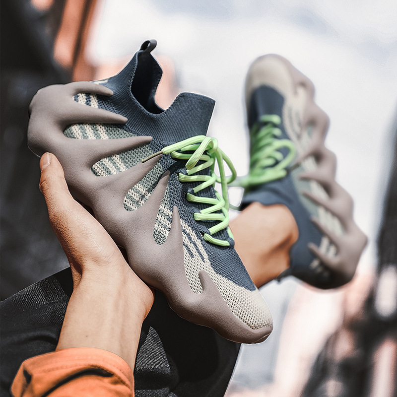 Putian Feizhi Coconut Shoes Men's 2025 Spring/Summer Dad Shoes Socks Boots Octopus Volcano Elastic Socks Shoes Sports Shoes