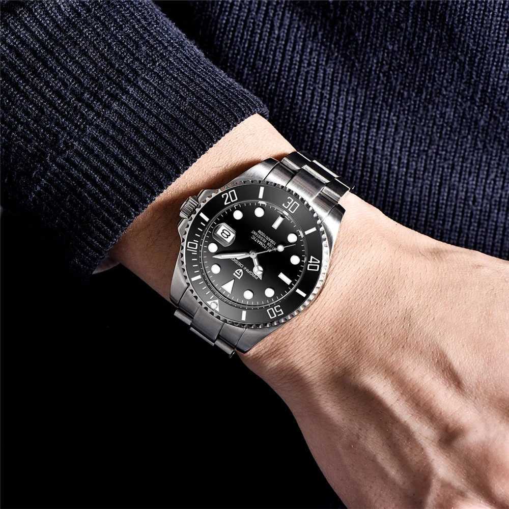 PAGANI DESIGN Top Brand Automatic Watch Luxury Sapphire Glass Mechanical Wristwatch Sports Stainless Steel Waterproof Men WatchW251104