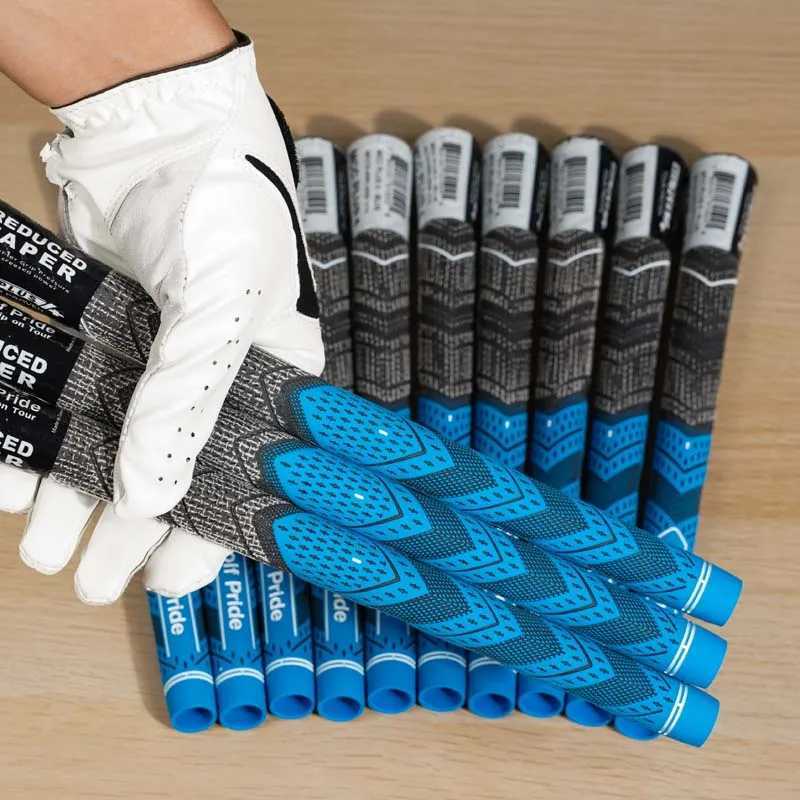10 Golf Grips Multi Compound 4+ Standard/Medium All Weather High Traction and Feedback Anti Slip z250403