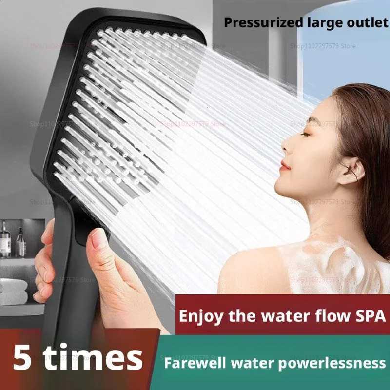 Adjustable Shower with 3 Modes High Pressure Large Flow Water Saving Bathro Faucet Accessories Easy Installation Y251103