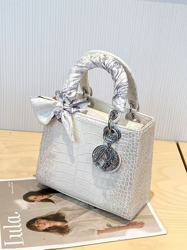 Himalaya Gradient Crocodile Pattern Concubine Bag New High End Chain Versatile Single Cross Handbag Shoulder Bags
