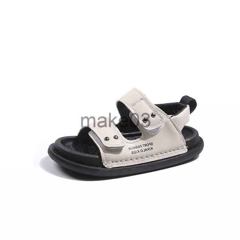 Childrens Sandals 2024 Summer New Style Girls Non slip Soft soled Casual Shoes for Small and Medium sized Boys Beach Shoes Super J250403
