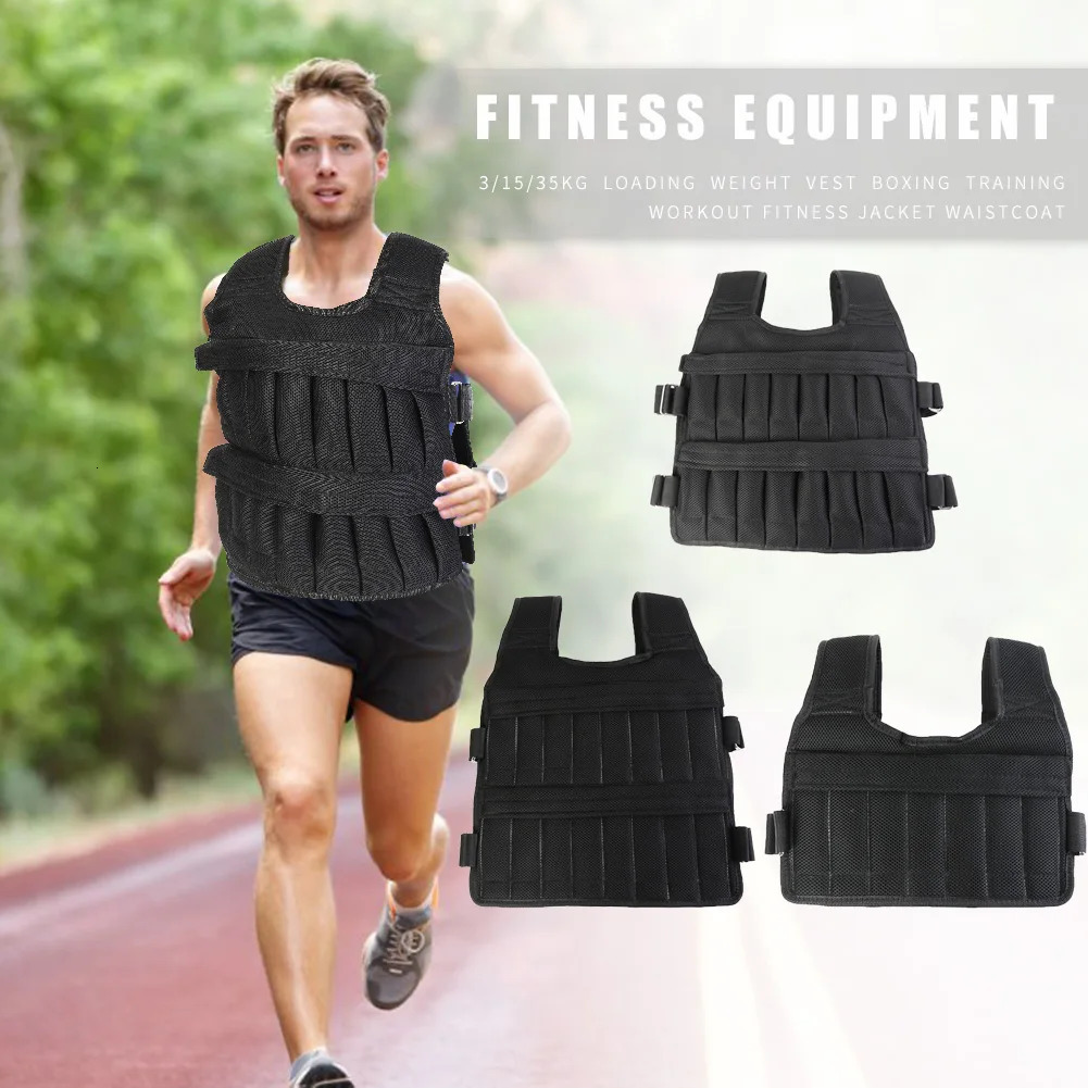 Running Weighted Vest 31535kg 10KG Adjustable Workout Weight Vest Exercise Vest for Workout Strength Training Running 251031