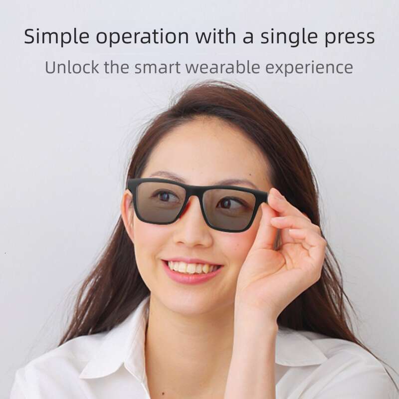 Famous Brand New Smart E Sunglasses Black Technology Call And Music Bluetooth Audio Glasses