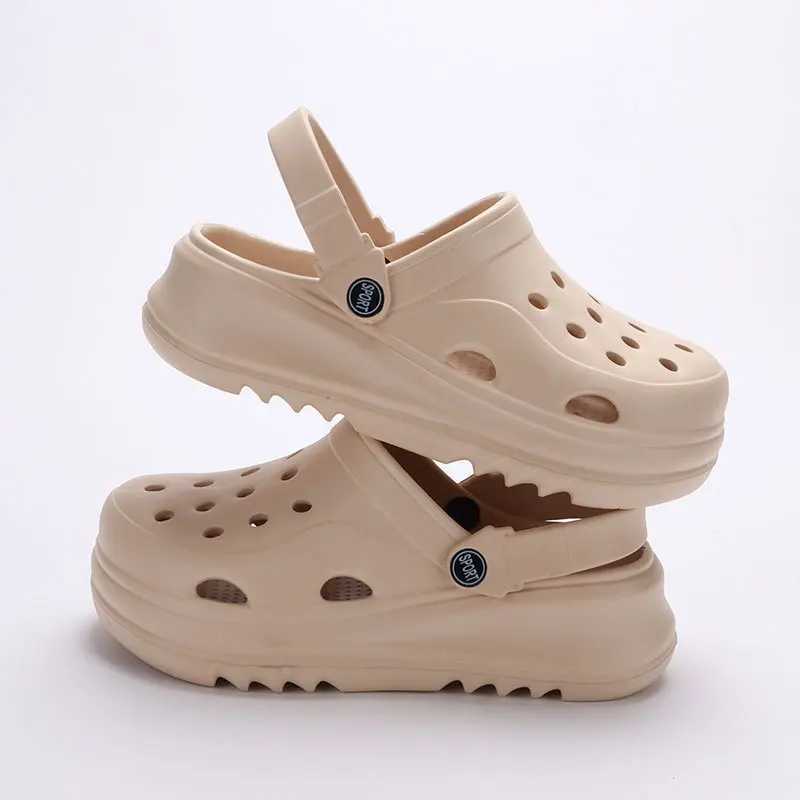 Wens 2024 New Arrival Thick Platform Sandals Comfortable Fi Slide Summer Beach Slide Y250402