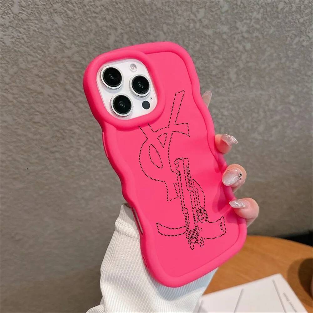 Wave Macaron Pattern Phone Cases For 16 15 14 12 11 X XR XS 7 8 Plus iPhone 13 E Pro Max A-ysls-P Logo