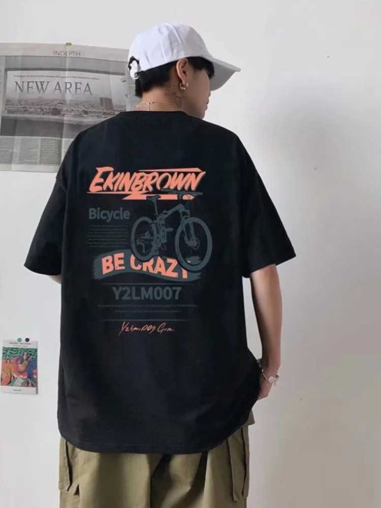 Summer New Casual Loose T-shirt Short Sleeved Mens Fashion Loose Printing Large 8XL Hip Hop Couple Wear Half Sleeve Cotton Top X2504033