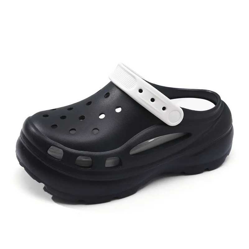 Warm hole shoes summer N slip outdoor sandals closed toe poop feeling beach thick Bot soft Bot Y250403