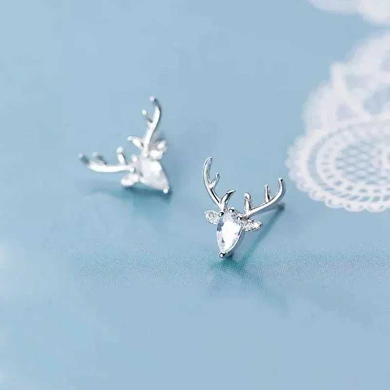 CAOSHI Exquisite Antlers Shape Stud Earrings for Women Elegant Accessories Daily Wearable Stud Earrings Gorgeous Christmas Gifts C251103