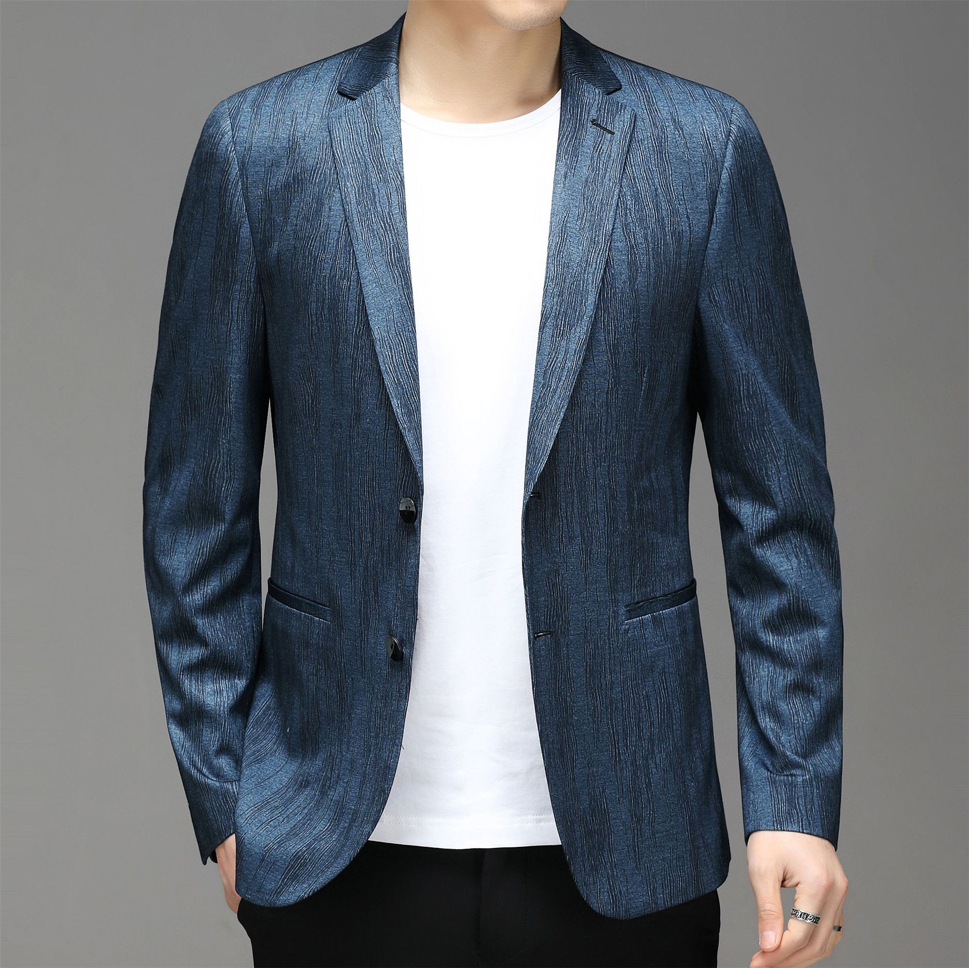 k1072 Suit Jacket with Slim Fit Design for Winter Business Wear